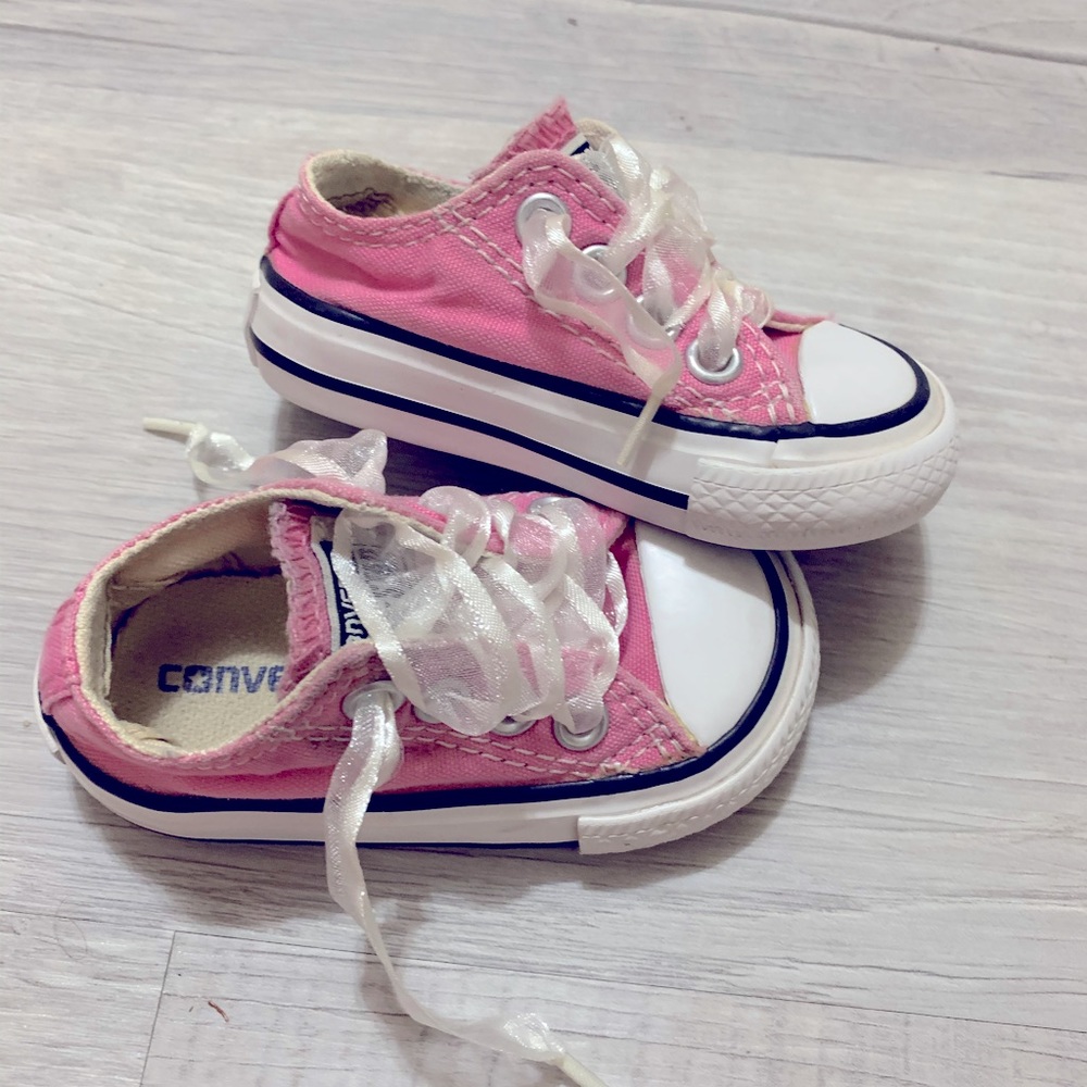 Infant Pink Converse Shoes